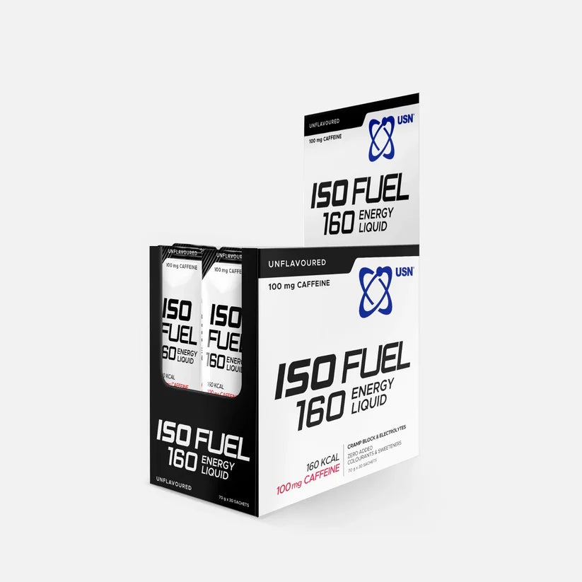 USN ISO FUEL 160 Energy Gel Unflavoured + Caffeine